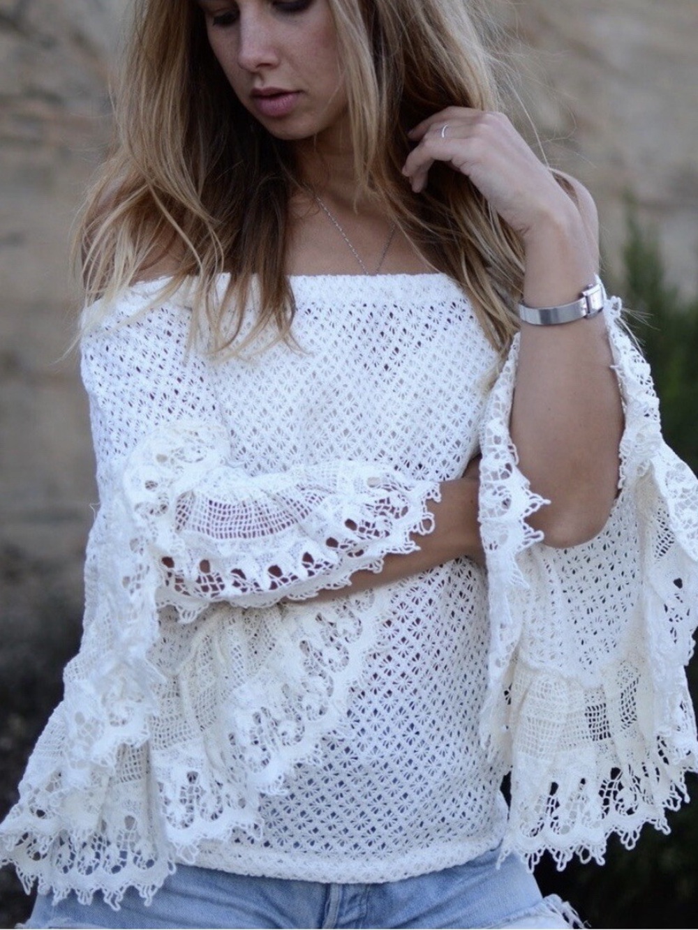Jen’s Pirate Booty for Free People Off the Shoulder Top